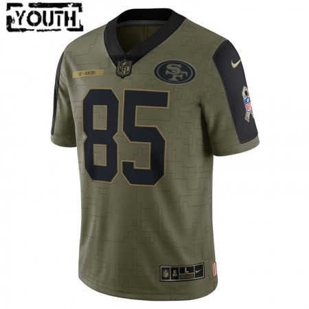 San Francisco 49ers Tröjor George Kittle 85 Nike 2021 Salute to Service - Barn San Francisco 49ers Tröjor George Kittle 85 Nike 2021 Salute to Service - Barn